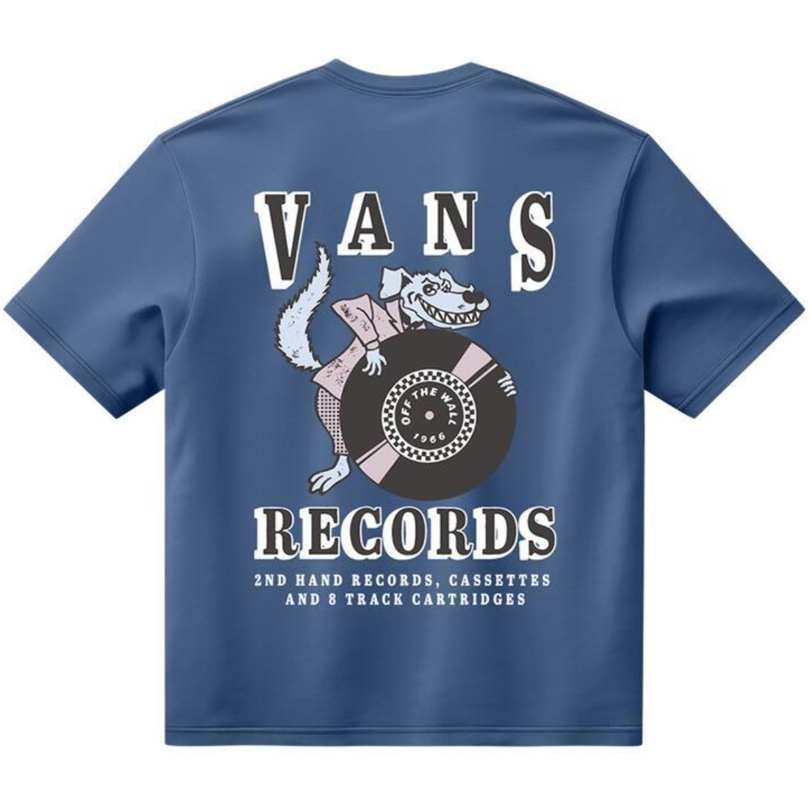 2026 Vans Mens Vans Recordings T-Shirt VN0010235TU - True Navy